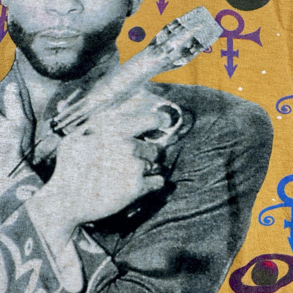 VTG 93 Brockum Prince All Over Print T-Shirt XL Band Rap Tee Single Stitch RARE - Picture 14 of 16